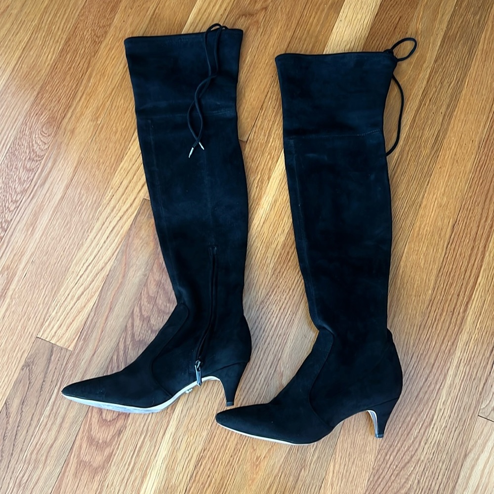 Sam Edelman Kristie Over the Knee Faux Uded Stretch Boots